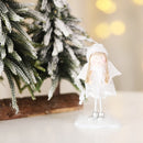 4 PCS Simple Christmas Ornaments Crafts Decoration Christmas Tree Cloud Angel Pendants(Snowflake)