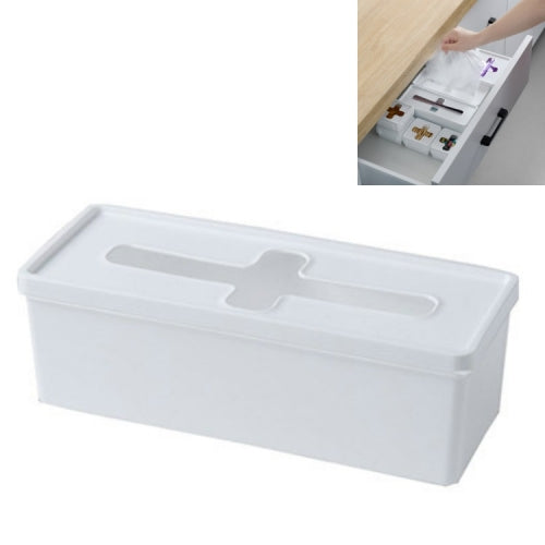 5 PCS Combinable Drawer With Lid Sorting Cross Window Desktop Sundries Storage Box, Colour: Rectangle