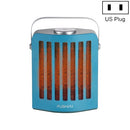 FUSHIAI Office Table Mini Small PTC Heater Desktop Quick Heat Silent Heater, Style:US Plug(Green)