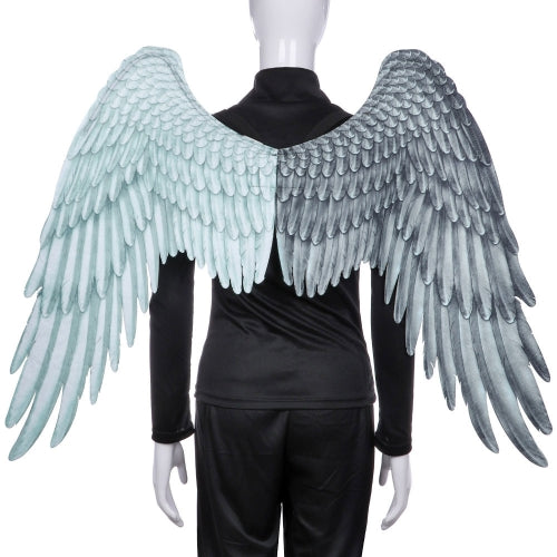 Halloween Unisex Black And White Two-color Non-woven Angel Wings