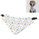 Pac-Man Pattern Pet Scarf Three-layer Thick Waterproof Saliva Towel, Size: XS