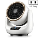 Cooling And Heating Dual-Purpose Small Energy-Saving Heater Head-Shaking Fan Indoor Heating Warm(US Plug)