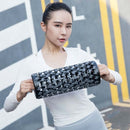 Retractable Foam Roller Muscle Relaxation Equipment Massage Fitness Roller Yoga Column Mace(Black)