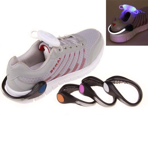 5 PCS Glowing Shoe Clip Light Flashing Shoe Clip Outdoor Sports Warning Light Night Running Equipment, Random Color Delivery