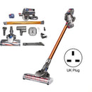 ZEK 150W 10kpa Wireless Vacuum Cleaner Household Powerful Handheld Vertical Rechargeable Vacuum Cleaner With Mite Removal Brush, Plug Type:UK Plug