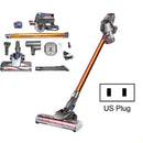 ZEK 150W 10kpa Wireless Vacuum Cleaner Household Powerful Handheld Vertical Rechargeable Vacuum Cleaner With Mite Removal Brush, Plug Type:US Plug