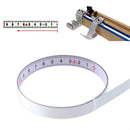 1m Sticky Scale Steel Ruler with Glue Scale Tape Measure Self-adhesive Ruler, Specification:Reverse