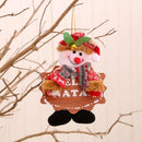 5 PCS Christmas Decorations Christmas Tree Pendant(Snowman)
