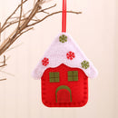 10 PCS Christmas Ornaments Christmas Tree Pendant Small Gifts(Red)