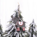 10 PCS Christmas Tree Elk Pendant Christmas Decorations(Dark Grey)