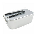 Outdoor Travel Camping Camping Lunch Box Portable Foldable Aluminum Lunch Box Retro Lunch Box Small, Style:Small Regular Lunch Box