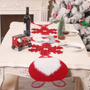 Christmas Decorations DIY Table Rnner Table Mat Wall Hanging Window Decoration Supplies, Specification: Fat Old Man