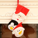 Christmas Decorations Large Cartoon Christmas Stocking Gift Bag Christmas Tree Pendant(Old Man)