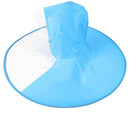 2 PCS Baby Raincoat Outdoor Cloak Transparent Waterproof Raincoat, Size:L(Blue)