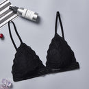 Triangle Cup Sexy Lace Girl without Rim Underwear Thin Section, Size:One Size(Black)