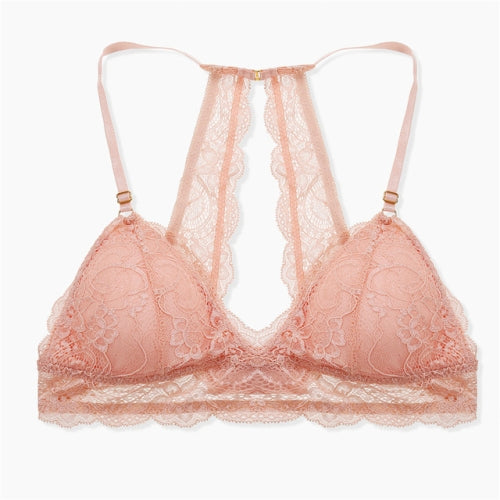 3 PCS Lace Vests Render Underwear, Size:XL(Pink)