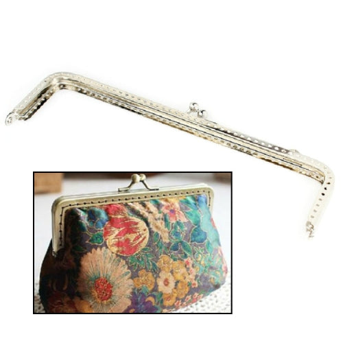 3 PCS Handmade Vintage Embossed Square Semi-circular Coin Purse Handbag Handle, Specification:Square Large