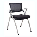 Office Chair Mesh Staff Chair Removable Folding Conference Chair(without Tablet without Wheels)