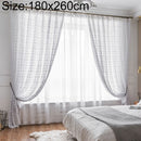 Vintage Translucent Hollow Crocheted Floor Curtain, Size:180x260cm(White square)