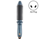 Multifunctional Curling & Straightening Dual-purpose Electric Negative Ion Hair Straightening Comb, Specification:AU Plug(511 Blue)