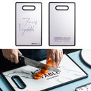 Plastic Mildew PP Small Chopping Board Household Double-sided Food Supplement Vegetable Cutting Chopping Board, Style:Ractangle(Fruit)