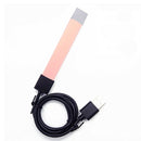 2 PCS Dual Port Universal 80cm Long Micro USB Charger for JUUL Magnetic Adsorption Fast Charging Wire