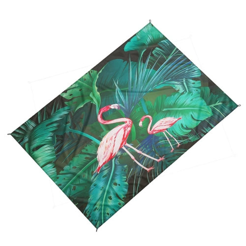 Outdoor Color Beach Mat Waterproof Picnic Mat, Size:1.4x2m(Flamingo)