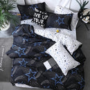 Bedding Set Luxury Family Set Sheet Duvet Cover Pillowcase, Size:2m Four-piece bedsheet(Star)