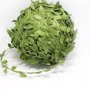 Cloth Leaf Garland Decoration Accessories Green Leaf Cane Leaf Simulation DIY Garland Material, Size:200 Meters