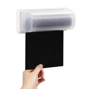 Kitchen Plastic Bag Wall-mounted Storage Box Extraction Finishing Box Creative Garbage Bag Box(Transparent)