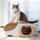 Cat Nest Wear-resistant Corrugated Cat Scratch Board Cat Toy Tunnel