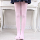 Spring Summer Autumn Solid Color Pantyhose Ballet Dance Tights for Kids, Size:XL (Pink)