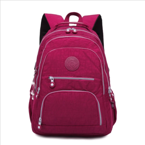 Backpacks School Backpack for Teenage Girls Female Laptop Bagpack Travel Bag, Size:33X16X47cm(T1377 Burgundy)