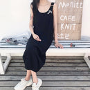 Milk Silk Female Sling Dress Vintage Skirt, Size: L(Black)