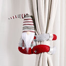 Christmas Decorations Striped Hat Forest Old Man Side Hug Curtain Door Curtain Buckle(Long Beard)