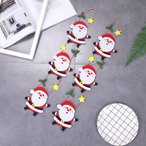 4 PCS Christmas Ladder Elderly Christmas Tree Doll Pendant Christmas Day Decorations