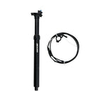ZOOM Bicycle Wire-Controlled Hydraulic Lift Seat Tube Mountain Bike Seatpost, Size:31.6mm, Specification:400mm Internal Routing