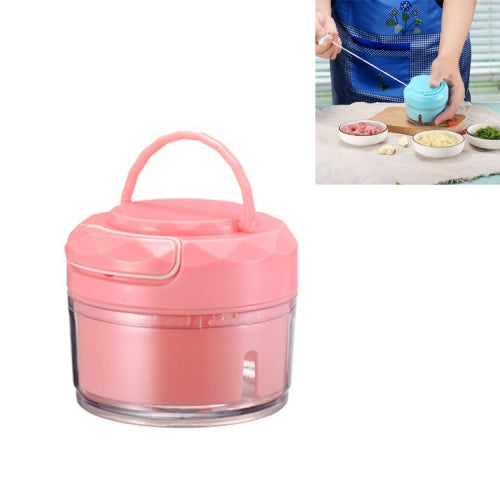 Home Kitchen Manually Pull Garlic Pounded Garlic Machine Ginger Minced Garlic Crusher(Pink)