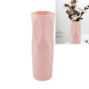 3 PCS Simple Plastic Vase Dry and Wet Flowers Arrangement Container Floral Decoration(Pink)