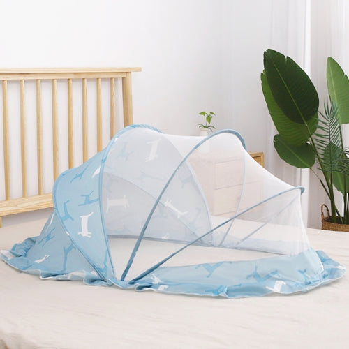 Printed Folding Baby Mosquito Net Cover(Blue)