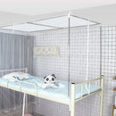 Student Dormitory Upper Berth Free Installation of Dustproof Top Side Single Door Mosquito Net, Size:90x190x150 cm (Without Stand)