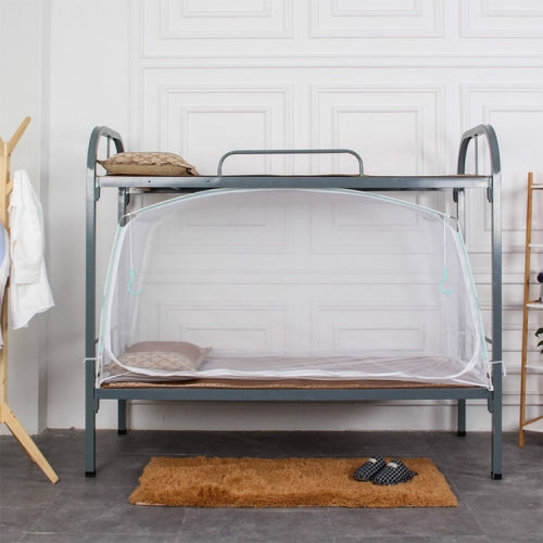 Student Dormitory Single Bed Zipper Square Top Encryption Full Bottom Mosquito Net, Size:No. 1 120x190x95 cm