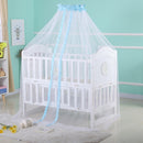 Crib Dome Lightweight Mosquito Net, Size:4.5x1.7 Meters, Style:Flower Side Mosquito Net