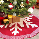122cm Knitted Wool Christmas Tree Dress Knitted Snowflake Christmas Tree Dress