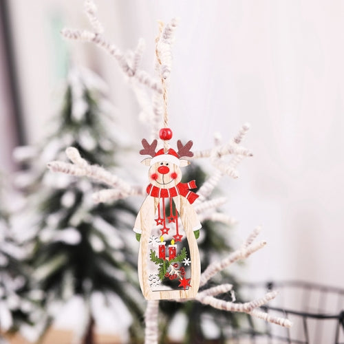 5 PCS Christmas Decorations Hollow Candle Pendants(Elk )
