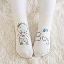 3 Pairs Newborn Socks Cartoon Cotton Baby Socks, Size:8-10CM(Boy)