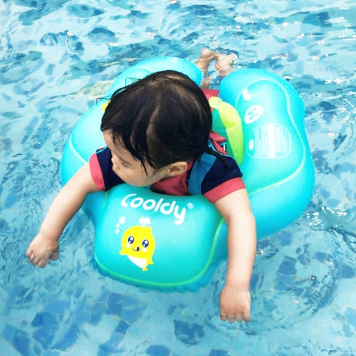 Cooldy Infant and Children Swimming Ring Swimming Supplies Inflatable Life Buoy, Inner diameter After Inflation:M, Size:M (Green)