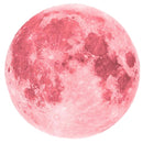 3 PCS AFG33003 Home Decoration Luminous Stars Moon PVC Stickers, Specification:Pink Moon 30cm