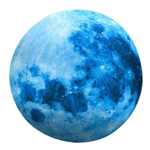 3 PCS AFG33003 Home Decoration Luminous Stars Moon PVC Stickers, Specification:Blue Moon 30cm