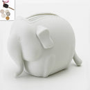 Portable Mini Fun Animal Silicone Simple Wallet, Style:Elephant